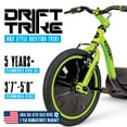 thumbnail image 2 of Drift Trike for Kids Ages 5+ with Adjustable Seat and 16" Front Wheel – Madd Gear, 2 of 10