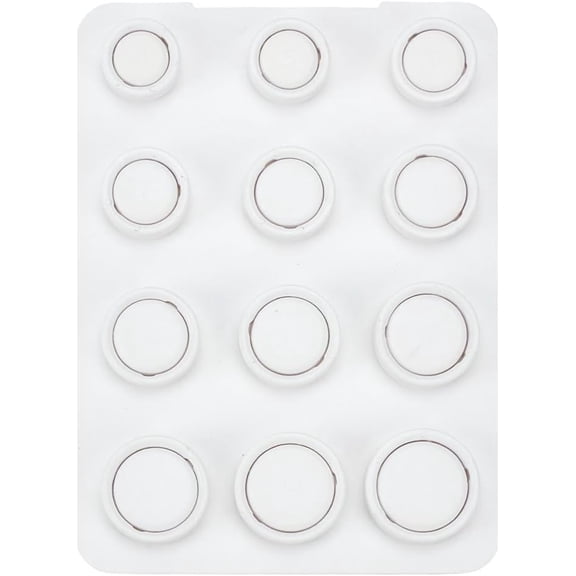 12 Pcs Ring Sizing Kit 4 to 15 Multi 12 Style Ring Sizer Tool Pack White Plastic Jewelry Measuring Tool