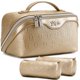 thumbnail image 1 of Bolsa de maquillaje BOYATU, organizador de viajes y cosméticos, juego de 3 para mujer, 1 of 8