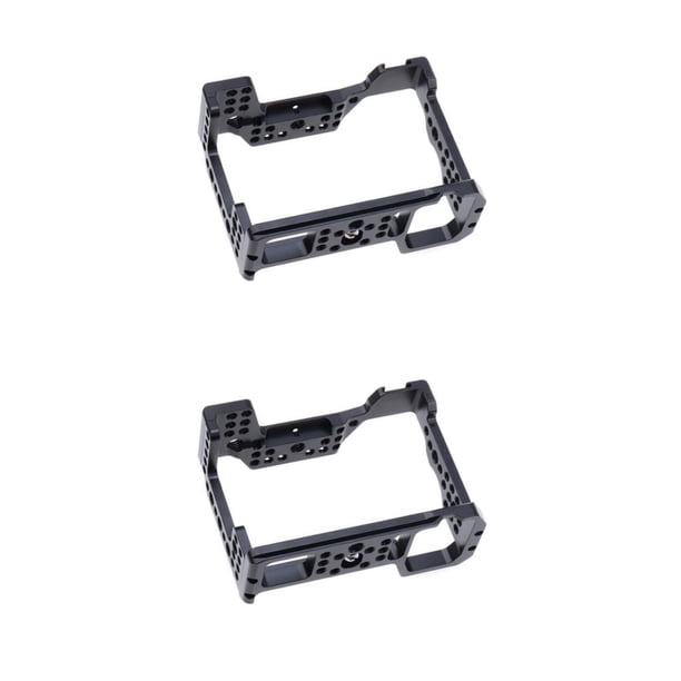 Cateissary Camera Cage with 1/4-Inch Threads Replacement A7M3 for A7II AR3 2piezas Tipo 1