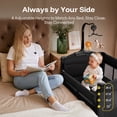 thumbnail image 4 of HARPPA 5-in-1 Baby Bassinet with Playard & Changing Table for Infants, Black, 4 of 9