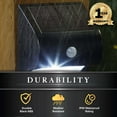 thumbnail image 6 of Classy Caps Solar Motion Sensor Deck and Wall Light - Black ABS, 6 of 9