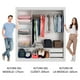 thumbnail image 5 of Ropero Closet Madesa Lyon 3 Puertas Corredizas Blanco 205 cm alto x 170 cm ancho x 46 cm fondo, 5 of 10