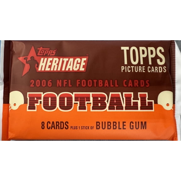 2006 Topps Heritage Football Retail Pack