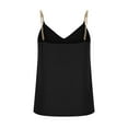 thumbnail image 5 of OKBOP Basic Tops For Women,Sexy Chain Suspender Vintage Summer V Neck Sleeveless Tank Ladies Tops And Blouses Preppy Sweatshirt, 5 of 8