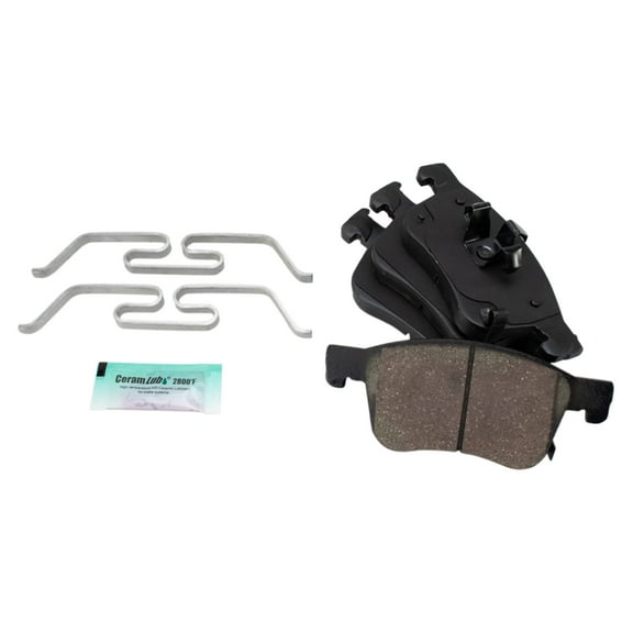 TRQ Front Ceramic Brake Pad Set for Honda Accord BFA14297 Fits select: 2018-2021 HONDA ACCORD SPORT