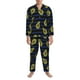 thumbnail image 3 of Balery Avocado Pijama para Hombre de Dos Piezas con Manga Larga, Conjunto de Dormir y Descanso Suave con Bolsillos-Medium, 3 of 7
