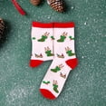 thumbnail image 4 of Nmnitkp Christmas Socks Add to the Festive Atmosphere Adult Christmas Holiday Socks Warm Winter Cozy Socks Fuzzy Socks With Plus Size And Anti-Slip Bottom（1/3/5Pairs）, 4 of 5