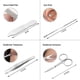 thumbnail image 4 of Juego de cortauñas de acero inoxidable, kit profesional de manicura y pedicura, tijeras de uñas, juego portátil de viaje para el cuidado de las uñas y la cara, 19 piezas Adepaton YQ-2206, 4 of 8