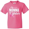 thumbnail image 3 of Inktastic Breast Cancer Awareness My Nonna is a Fighter Youth T-Shirt, 3 of 5