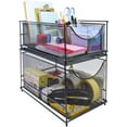 thumbnail image 4 of Sorbus® Cabinet Organizer Drawers — Mesh Storage Organizer with Pull Out Drawer (Black), 4 of 9