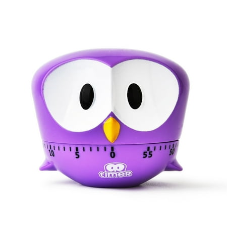 

CherryHome Baking Timer Adorable Cartoon Owl Shape Timer Mechanical Cooking Reminder for Home Kitchen Sturdy Easy to Use Owl Kitchen Timer