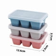thumbnail image 4 of SharkTRUE Silicone Large Ice Cube Tray Molds with Lids, 3 Piece Set for Drinks & Parties, 4 of 10