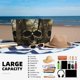 thumbnail image 5 of Easygdp Vintage Gold Leaf Skull Bolsa de Viaje de Playa de Gran Capacidad, Bolsa Tote Perfecta para la Playa, Escapadas de Fin de Semana y Viajes, 5 of 7