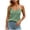 A-Green, variant on Tqcoqu Lace Camisole Tops for Women V Neck Spaghetti Strap Top Sleeveless Loose Fit Eyelet Tops,Beige,Women's S-XXL