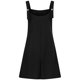 thumbnail image 3 of Mono de verano liso con botones para mujer - Mono informal sin mangas con tirantes ajustables y bolsillos laterales, 3 of 4