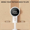 thumbnail image 2 of Fabric Shaver, Electric Lint Remover, Rechargeable Lint Shaver, Sweater Defuzzer to Remove Pilling, Battery Operated, 6-blade, 3-speed with LED Display for Clothes, Upholstery, Furniture, White, 2 of 7