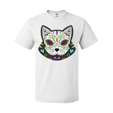 Inktastic Cinco De Mayo Cat Sugar Skull T-Shirt