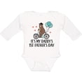 thumbnail image 3 of Inktastic Daddys 1st Fathers Day Boys Boys Long Sleeve Baby Bodysuit, 3 of 5