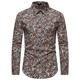thumbnail image 3 of Camisa informal de manga larga con estampado de frutas y cintura amazónica para hombre, otoño/invierno 2023, camiseta de hombre transfronteriza, venta caliente, 3 of 5