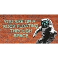 thumbnail image 3 of Masterfunk collective 14x9 Black Modern Framed Museum Art Print Titled - Floating Through Space, 3 of 5