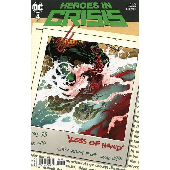 Heroes In Crisis #4A VF ; DC Comic Book