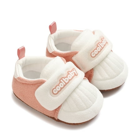 YASUTNKS Toddler Girl Boy Sneakers Casual Contrast Colors Soft Sole Baby Flats Breathable Infant Walking Shoes for Newborn