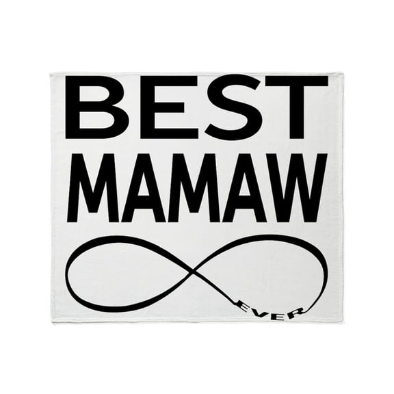 CafePress - BEST MAMAW EVER Throw Blanket - Soft Fleece Throw Blanket, 50"x60" for All Ages