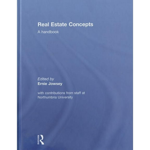 Real Estate Concepts: A Handbook, (Hardcover)