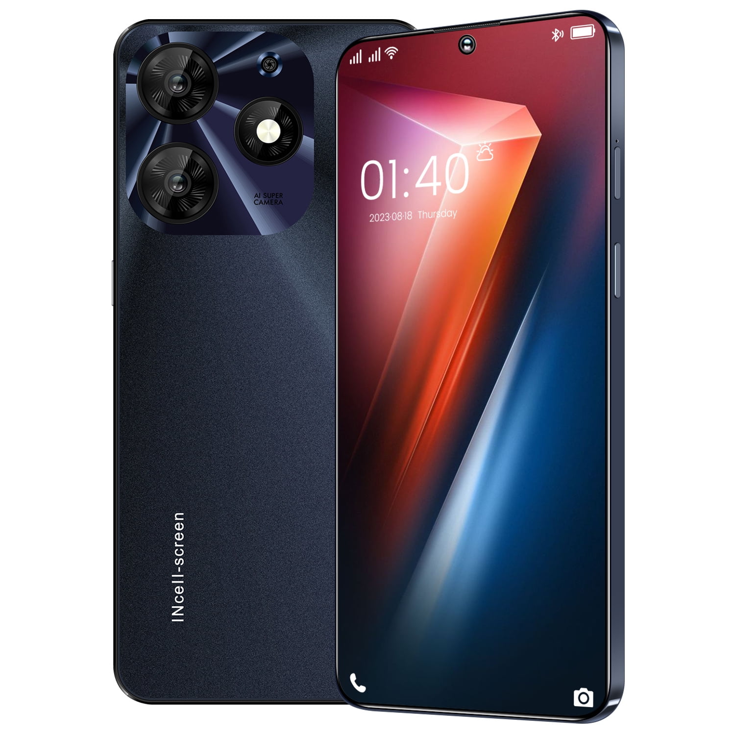 T-Mobile Global Version Unlocked Android Phones, Chycet 6.52" Cell Phones 4G Dual Sim Smartphone , 3GB + 64GB ,13MP + 5MP Camera , Facing Unlocking Mobile Phones,Spark 10 Pro