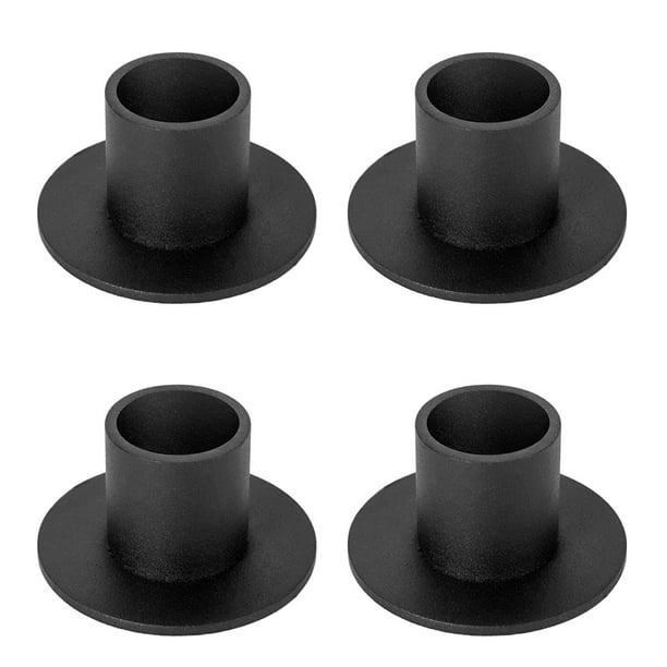 Portavelas cónicos | Candelabros de mesa para una decoración elegante del hogar | Juego de 2 portavelas de ABS para comedor, centros de mesa de boda y cenas románticas