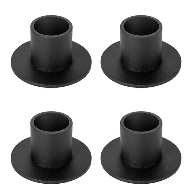 Candle holder for taper and table candles, elegant room decoration, high-quality glass material, versatile for home decor, long-lasting burn, 360-degree rotation, for living room use