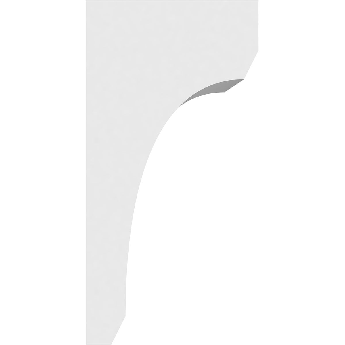 7"W x 5"D x 10"H Standard Legacy Architectural Grade PVC Corbel