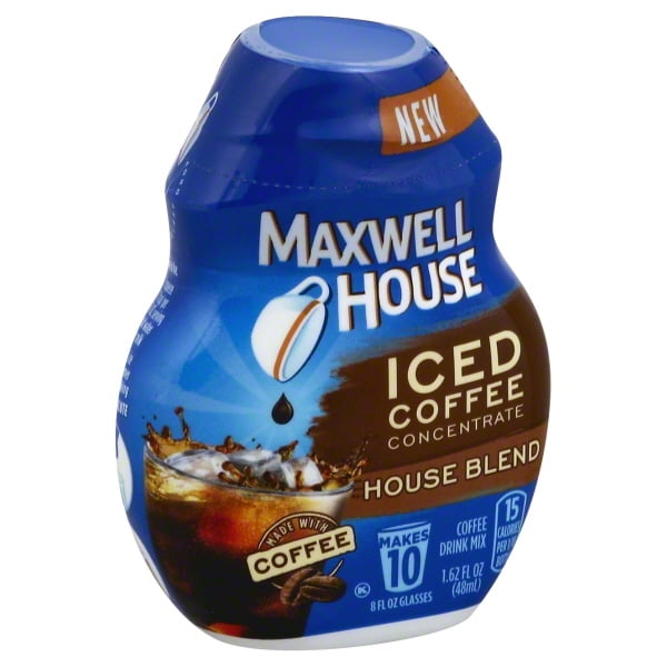 Maxwell House Iced Coffee Drink Mix, Coffee Concentrate, 1.62 Fl Oz, 1