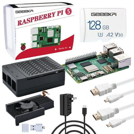 52Pi Raspberry Pi 5 8GB Starter Kit - 128GB Edition (8GB RAM)