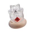 thumbnail image 1 of Tarro de cristal con forma de gato, para almacenamiento, adorno creativo, decorativo, decoración del hogar, mini transparente Estilo D, 1 of 9