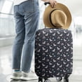 thumbnail image 2 of Blue Cartoon Unicorn Rainbow Heart Cloud Pattern Luggage Cover Fashion Suitcase Cover Baggage Covers Fit 25-28 Inch Luggage (Go Travel), 2 of 5