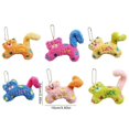 thumbnail image 3 of Fashionable Eye Catching Sturdy Plush Lovely Cat Charm Sturdy Key Holder and Phone Fashion Accessory Casual Wear orange, 3 of 4