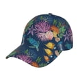 thumbnail image 6 of Lsque Undersea Animals Baseball Cap Trucker Low Profile Hat Golf Dad Hat Adjustable Original Classic Unconstructed Plain Cap Men Women, 6 of 9