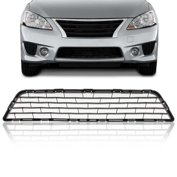 PIT66 Front Bumper Lower Grille Grille Fit for 2013 2014 2015 Nissan Sentra 62254-3SH0A