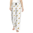 thumbnail image 1 of Balery Gold Rabbit Pantalones de pijama para mujer, pijamas ultraligeros, pantalones de estar por casa-Large, 1 of 6