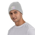 thumbnail image 5 of ZICANCN Tie Dye Pattern Colorful Design Knit Beanie Hat, Winter Cap Soft Warm Classic Hats for Men Women, Gray, 5 of 8