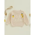 thumbnail image 4 of Michellecmm  Newborn Girl Boy Sweater Letter Lemon Embroidery Warm Knitted Pullover, 4 of 9