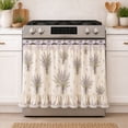 thumbnail image 4 of JWZZYD Farmhouse Stove Skirt Oven Curtain for Kitchen Decor, Reusable Washable Oven Front Cover with Lace Ruffle Trim with Ribbon Ties, Oven Curtain Cover for Cottage Kitchen(Lavender), 4 of 7