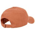 thumbnail image 4 of BASEBALL CAP Plain Dad Hat Low Profile Vintage Washed Pigment Adjustable (7fc046_Orange), 4 of 4