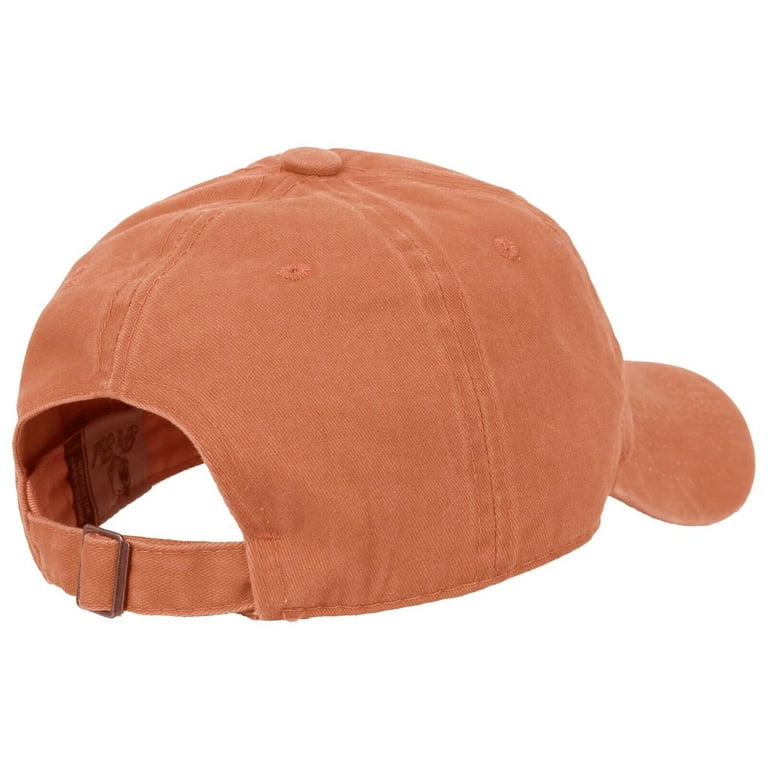 Unisex Orange Adjustable Low Profile Base Ball Cap Vintage Hat for Daily Use BASEBALL CAP Plain Dad Hat Low Profile Vintage Washed  main image 4