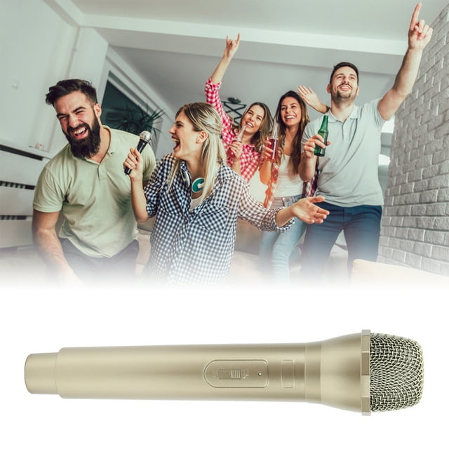 Prop Microphone Plastic Karaoke Dance Shows Practice Mic for Karaoke