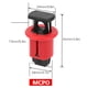 thumbnail image 2 of Bloqueo De Disyuntor En Miniatura, Interruptor De Aire, Bloqueo De Seguridad Eléctrica, Bloqueo De Disyuntor En Miniatura De Nailon Para Aislamiento De Energía, Disyuntores En Miniatura 10 Piezas Guardurnaity EL010572-00, 2 of 5