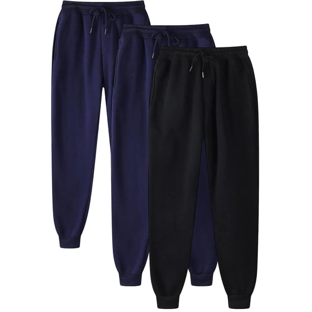 Pantalones deportivos casuales de color sólido con cordón ajustable para hombre