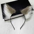thumbnail image 1 of Aro para el pelo con orejas de zorro y gato, diadema de moda, diadema decorativa ligera bonita para mujeres y niñas, accesorio de disfraz, Festival, Fernando cintas para el pelo con orejas de zorro y gato, 1 of 8